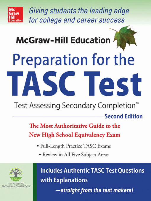 Title details for McGraw-Hill Education Preparation for the TASC Test by Kathy A. Zahler - Wait list